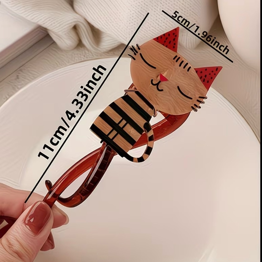 Cute Cat Hair Clips Set - Picture 3 of 4